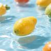 Resin Mini Fake Fruit Pendants 5Pcs Realistic Simulation Ornaments for DIY Greeting Card Decor Craft Making Supplies