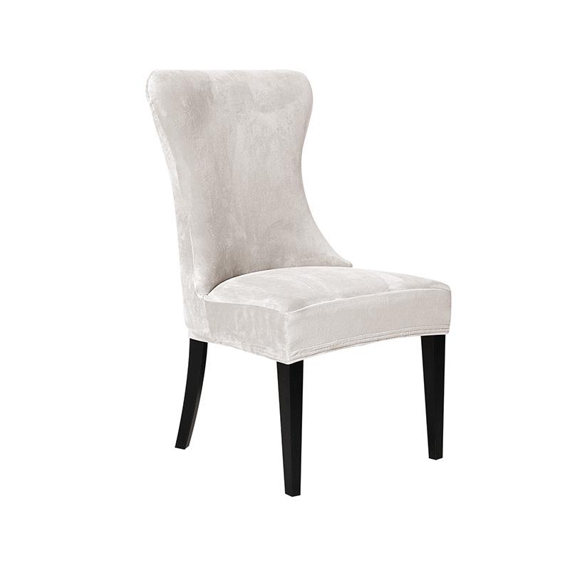 

Чехол для изогнутого стула с высокой спинкой Silver Fox Velvet 2023 года — современный, нескользящий, износостойкий дизайн See details for specific dimensions