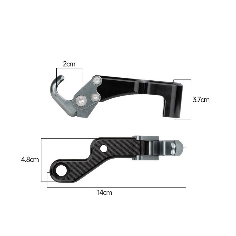 Aluminum Alloy Motorcycle Helmet Hook Extension Hook Easy Installation Storage Hook Colorful for HONDA FORZA NSS350 Forza35