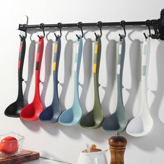 

Пищевая силиконовая ложка. Термостойкая удобная ручка. Удобная силиконовая ложка для хранения для горячей кастрюли.