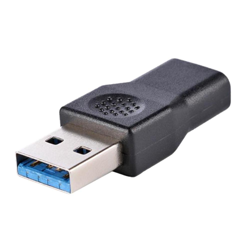 Adaptador OTG USB 3.0 Macho a USB 3.1 Tipo C Hembra Convertidor de Datos para Portátil Escritorio Puerto USB-C a USB-C Hembra