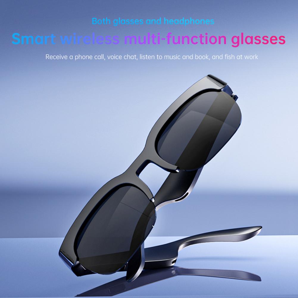 3 In 1 Smart Glasses Men Women WiFi Bluetooth Music Call Translator Sunglasses UV Protection Outdoor Sports Headphones Glasses