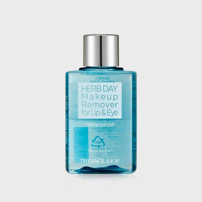 The Face Shop Herb Day Lip & Eye Makeup Remover Waterproof 130ml