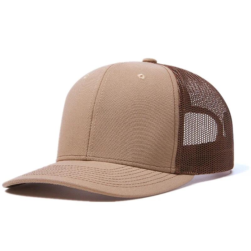 1pc Hot Sale Unisex Cap Slight Curved Style Trucker Hat Men & Women Casual Outdoor Breathable Summer Cap