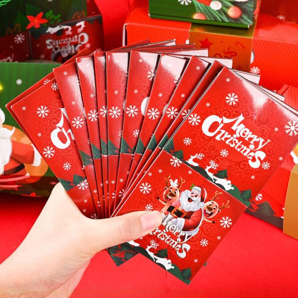 Christmas Cash Money Surprise Pop-up Gift Box Foldable Merry Christmas Money Cards Dispenser For Kids Adults Friends Family