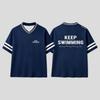 2026 New BTS Summer KPOP Men's Group ARIRANG KEEP SWIMMING V-neck T-shirt