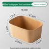 Einweg-Mittagsboxen aus Kraftpapier