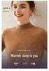 Women's Half-High Neck Cashmere Knit Sweater - Versatile, Warm, Loose Fit Pullover