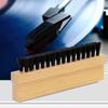 7 in 1 Vinyls Record Cleaning Kit for Turntables Record Wood Handle Velvet Brush Air Blower Styluses Brush Storage Bag