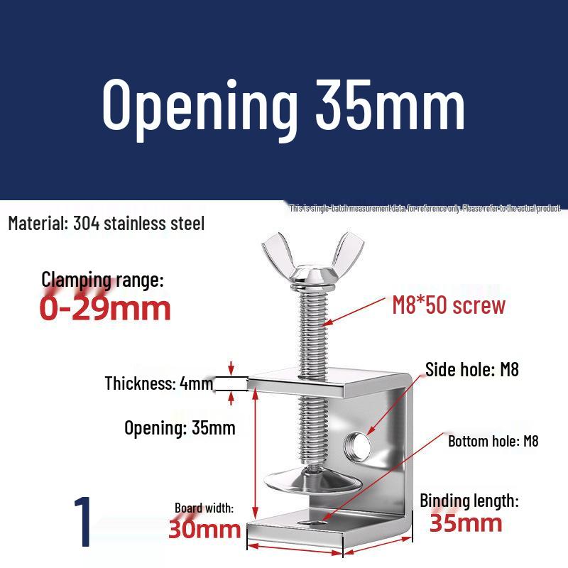 304 Tiger Clip U-Shaped Woodworking G-Clamp
