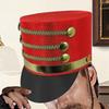 Nutcracker Toy Soldier Hat Soldier Band Major Cosplay Accessory Hat Creative Adults Costume Nutcracker Hat Performance Cosplay