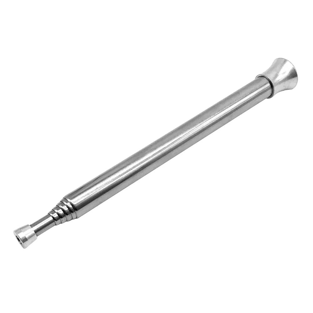 

Выдувная пожарная трубка для рта, уличная трубка из нержавеющей стали, телескопическая пожарная трубка, мини-портативный кемпинг, кулинария, выдувная огненная палка