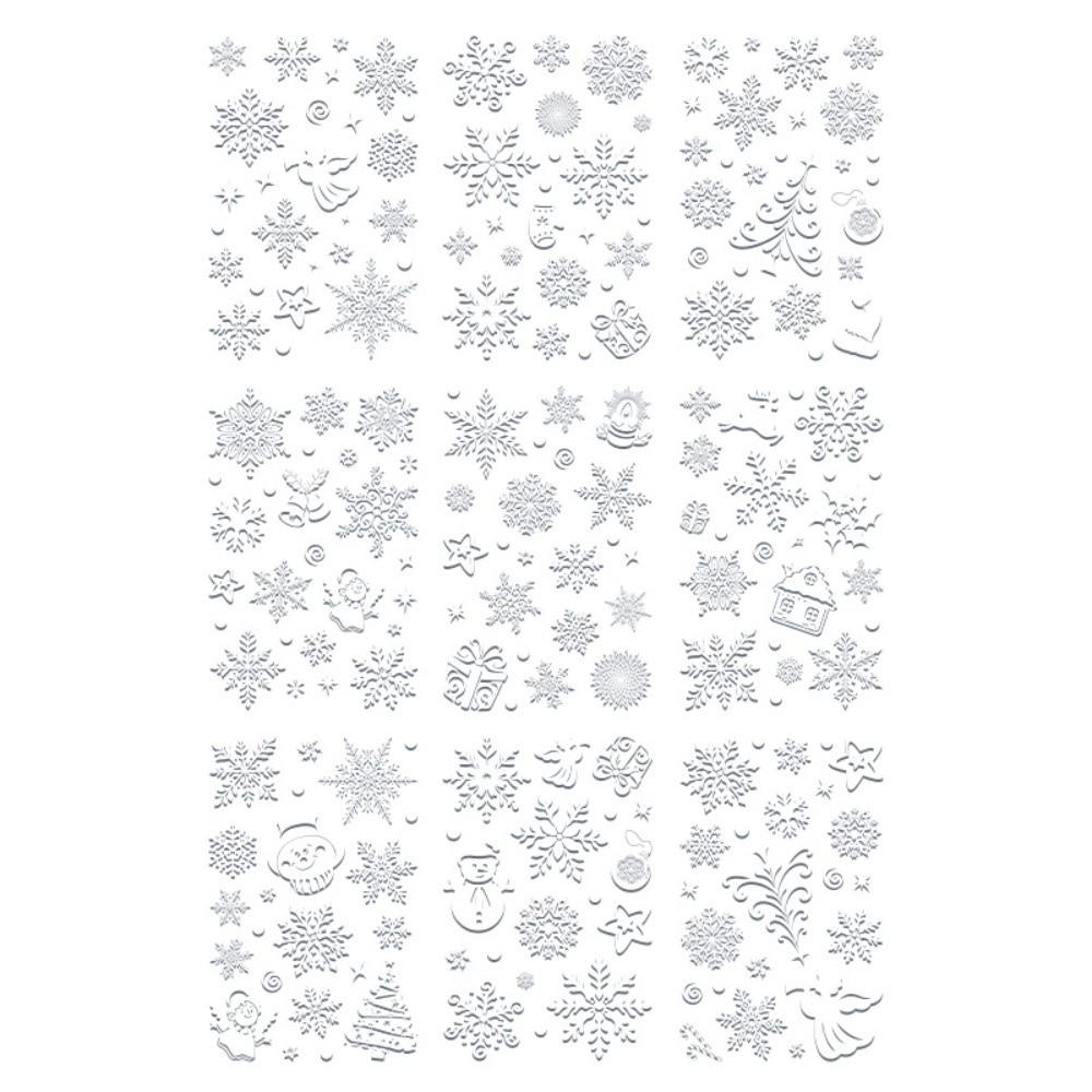 Waterproof Glass Window Sticker DIY Xmas Party Door Stickers Window Decoration