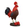 Crowing Rooster Figurine Chinese Style Cock Resin Statue Farm Animal Sculpture Home Office Desktop Decoration Ornament