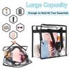 Sac Fourre-tout Transparent Imperméable pour Femme Mode Transparent Approuvé pour les Stades Sac à Main pour Événements Sportifs Concerts Voyages