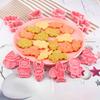 6pcs/Set Christmas 3D Biscuit Mold Cartoon DIY Bakery Mold Christmas Cookie Cutter Gingerbread Man Stamp Mold Baking Decoration