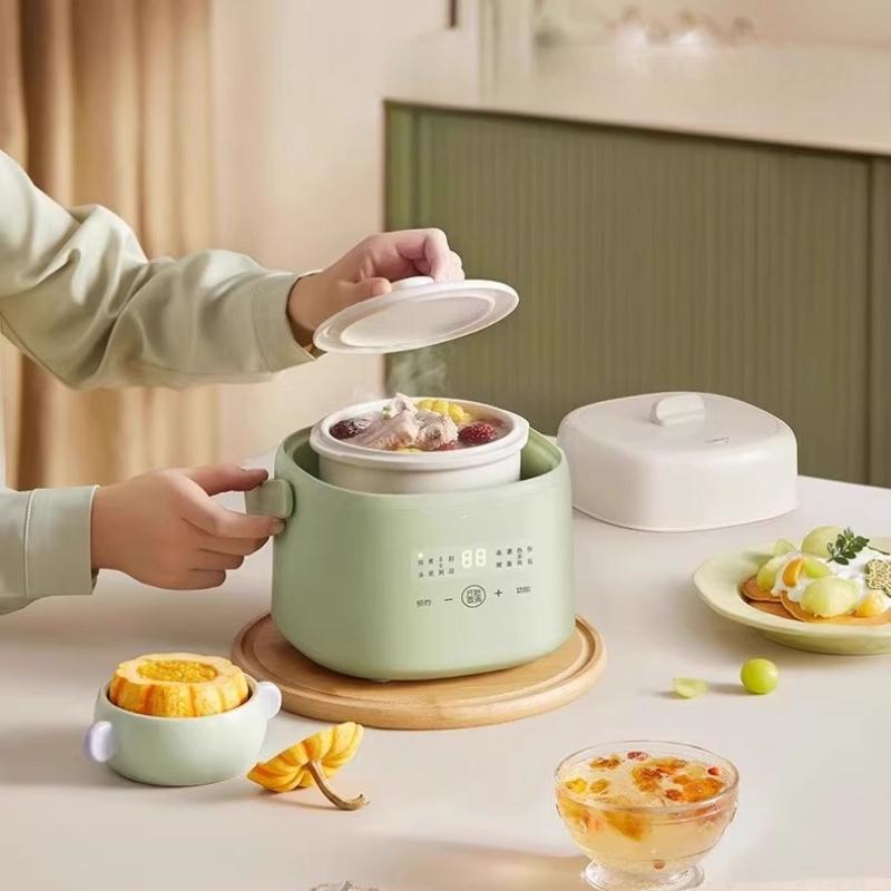 220V Elektryczny Garnek do Duszenia Domowy Ceramiczny Jedzenie Uzupełniające dla Niemowląt Zupa BB Gotowanie Owsianki Artefakt