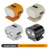 New LED Sensor Bright Headlamp, Long-Lasting Li-ion, Portable Waterproof, Clip-on Cap Light, COB Silicone for Night Running