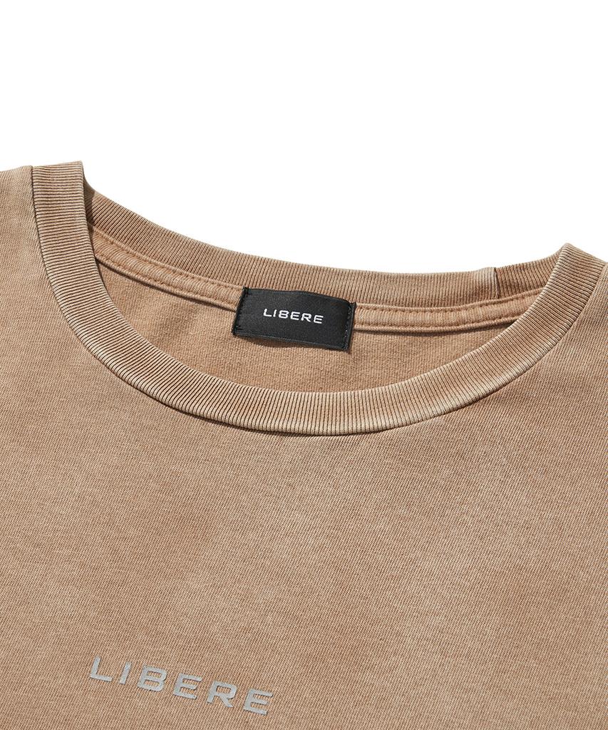 Libere Reflect Logo Long Sleeve T-Shirts / Brown