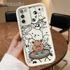 Phone Case: 2D flat, fits Samsung Galaxy A34 A35 M05 M06 S20 S22 S21 FE Plus 5G cases, capybara in a hot spring, perfect Christmas and Halloween holid