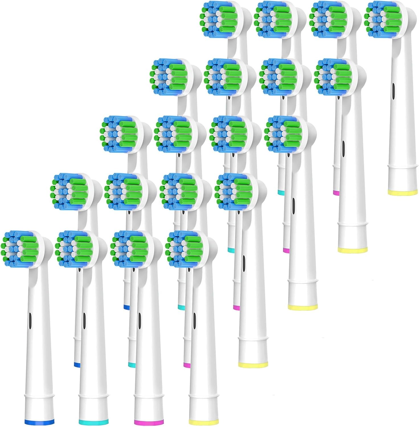 

Toothbrush Heads Compatible with Oral B, 20 Pack Professional Electric Brush Heads for Oral B Replacement Head United States