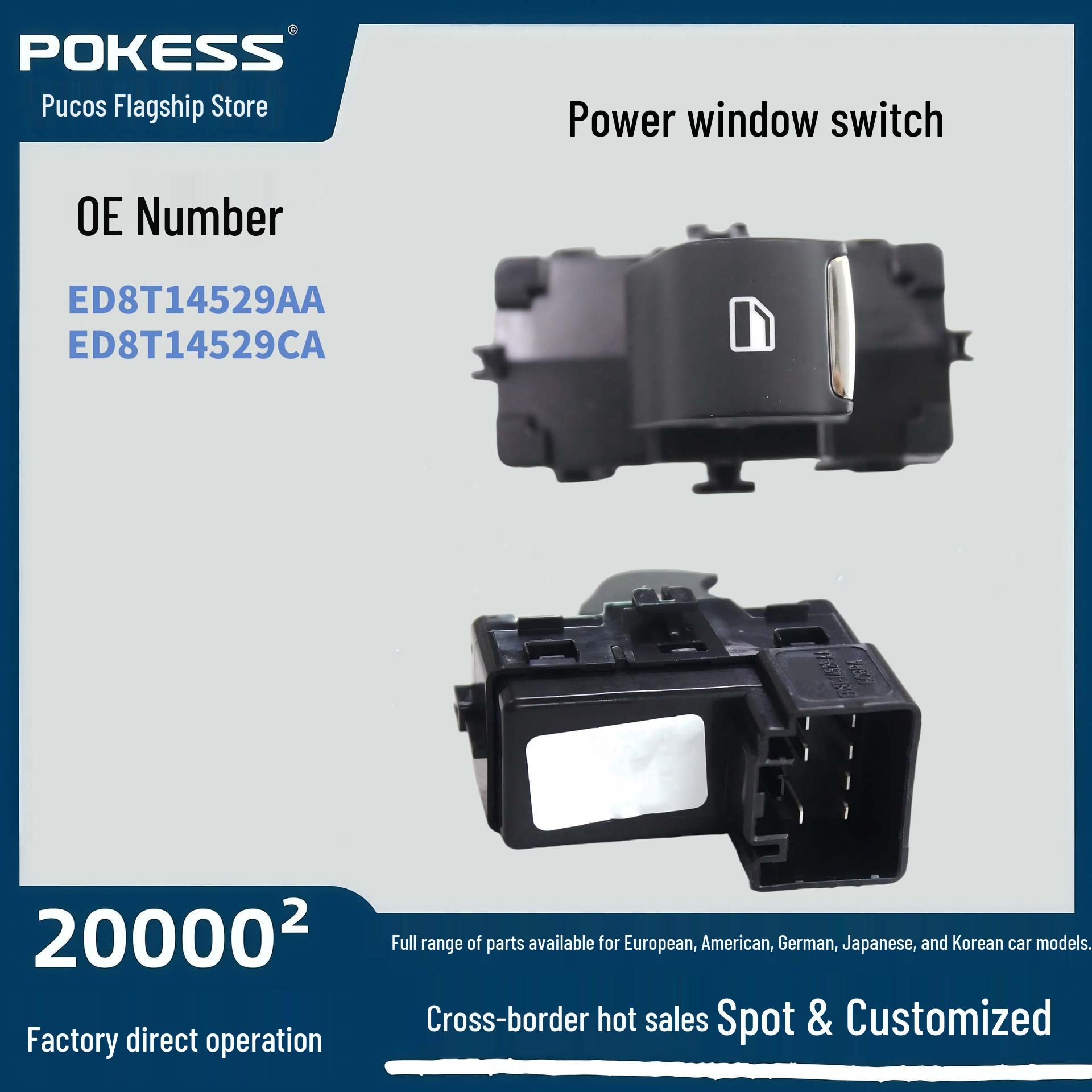 

Electric Window Switch R for Ford Escort 2015-2018 Models ED8T14529AA ED8T14529CA