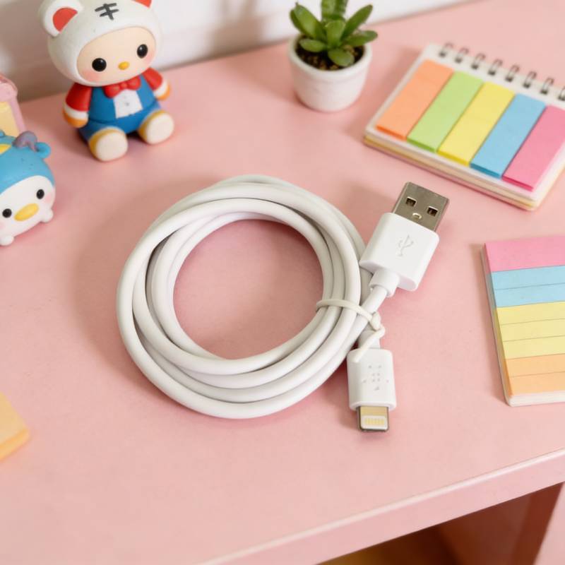 For Apple Iphone Lightning Data Cable For Fast Charging With 2m Length For Home Office Use