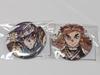 [USED] Ufotable Flame Pillar Rengoku Kyojuro Interlude Art Book WEBSHOP Lottery Badge Set