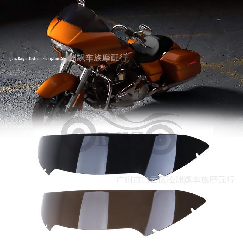 Harley Road Glide Double Headlight 5" Windshield/Windscreen Accessories (2014-2023)
