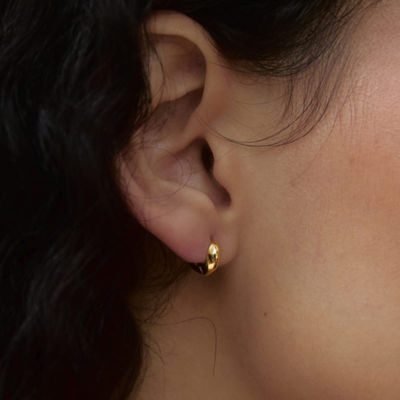 

mimesi Mini One Touch Earring (2color) Silver