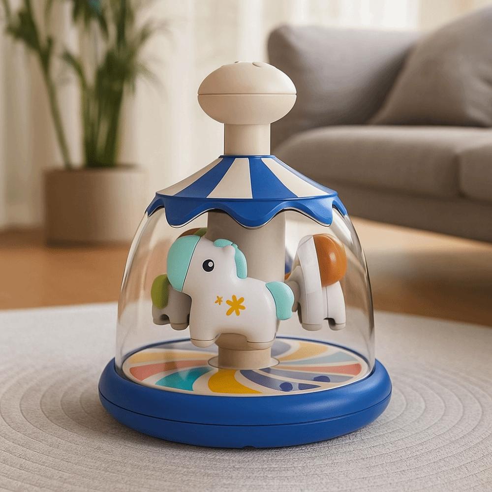 Rotating Design Rotating Press Carousel Press Mechanism Educational Dome  Children's Development
