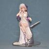 Azur Lane Sirius Pure Love Rose Ver. Interchangeable Face Figure In Formal Dress Sitting Pose