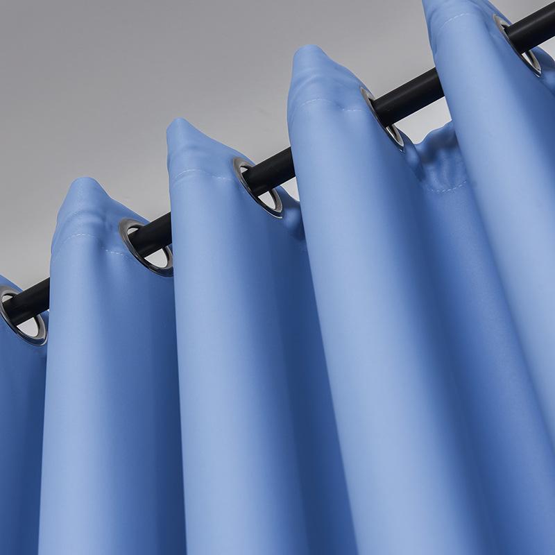 2 stk Moderne Stil Høy Presisjon Mørkleggingsgardiner med Maljer, Diverse Farger, Gardiner for Stue, Soverom