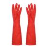 Extended Waterproof Latex Kitchen Gloves for Dishwashing and Cleaning
