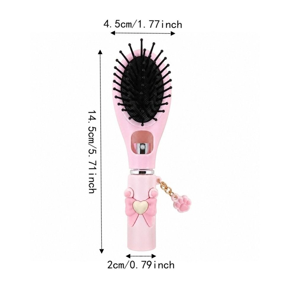 Anti-Frizz Spray Hair Brush Anti-Static Spray Massage Comb New Misting Hair Brush Daily Hair Care