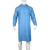 Camicia da pigiama da uomo a maniche lunghe tinta unita versatile camicia da notte da indossare ogni giorno Camicia con design a bottoni Fornitura maschile