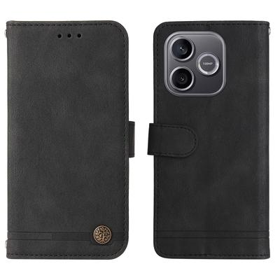 Custodia Portafoglio per 600 Lite 5G - Pelle/PU, Nera, Con Laccetto