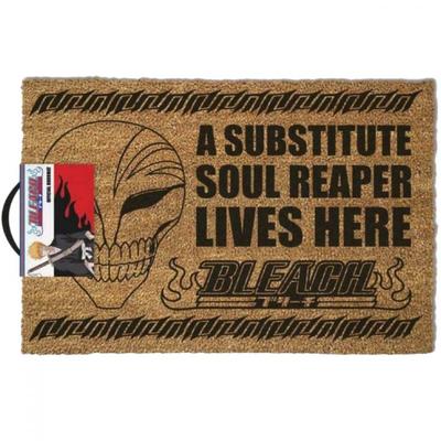 Lives Here Substitute Soul Reaper Door Mat