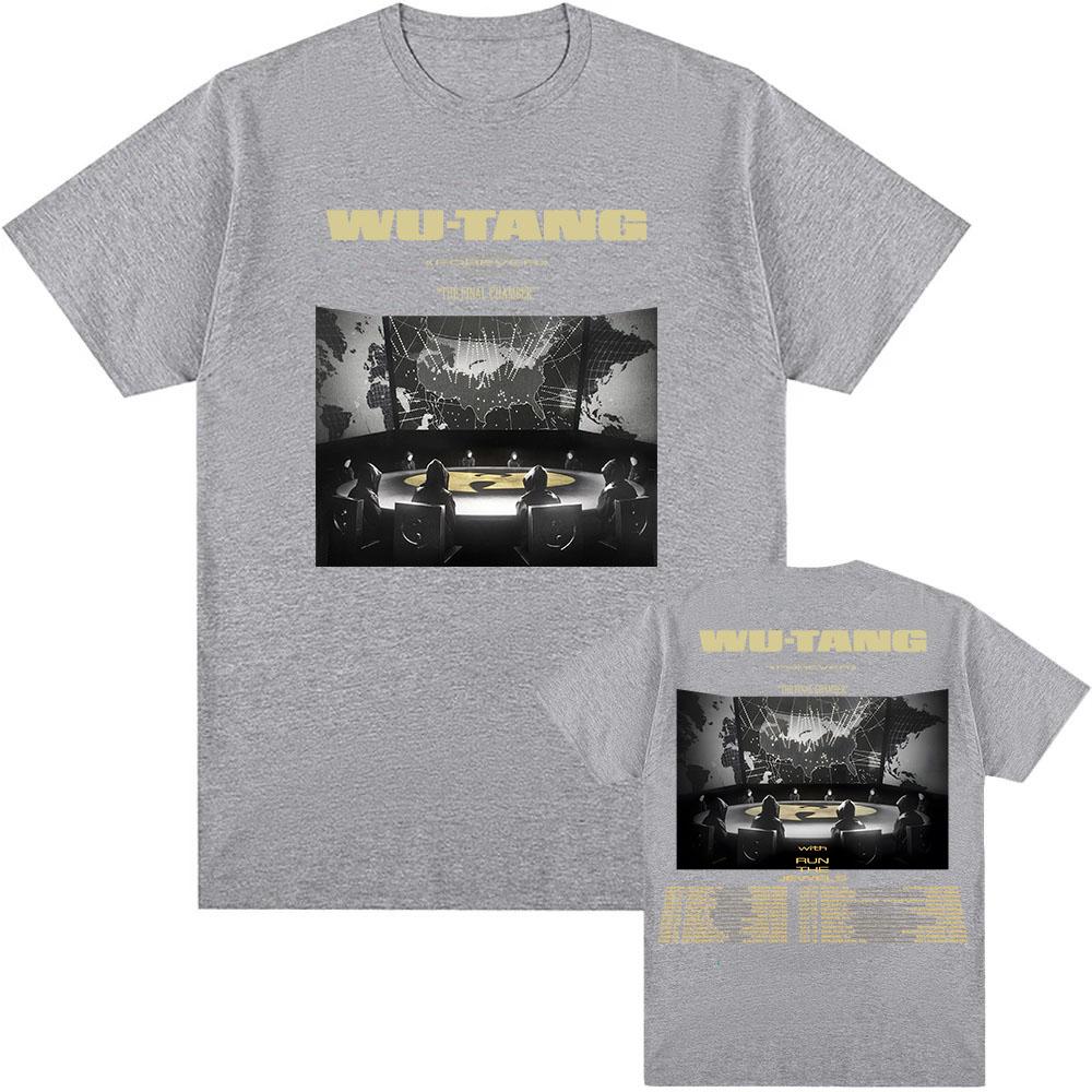 Wu-Tang Clan THE FINAL CHAMBER TOUR 2025 T-shirt Cotton Loose Short Sleeve Tshirts Summer O-neck Male T Shirt Men Women Clothing