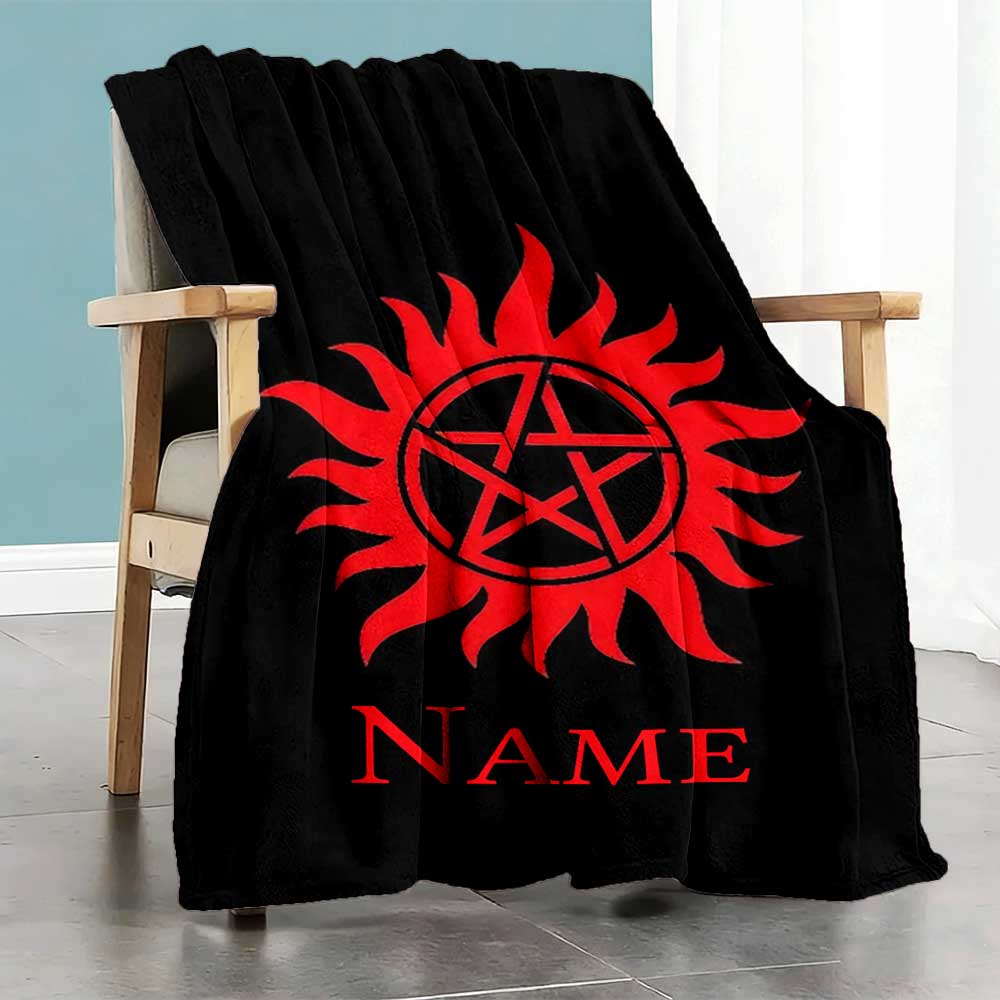Warner (15) Personalized Name Blanket Throw Personalized Blanket Soft Warm Cozy Versatile for Office Living Room Bedding Chair Four Seasons Universal