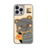 Funny Photo Butter Bear with Mirror iPhone Phone Case Apple 14/15promax Anti-drop Protective Case