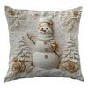 Christmas Tree Christmas Pillow Cover Soft Santa Pillow Cover  Party Decoration