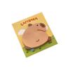 4Packs Adorable Capybara Sticky Notes Set - 3D Animal Shape Self-adhesive Memo Pads for Students/Office