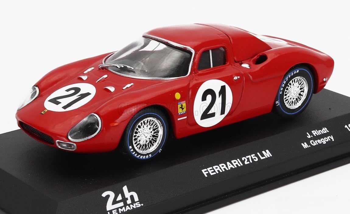 

Ferrari Миникар FERRARI 275LM V12 n5893 Победитель гонки 24 часа Ле-Мана 1965 1/43 3.3L ch. [Использовал] красный