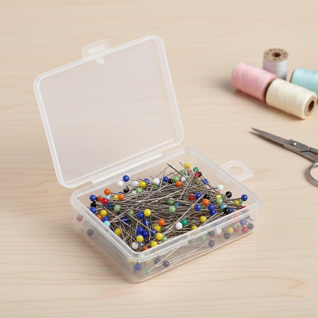 

100PCS Pearl Head Straight Pins for Jewelry Decoration Dressmaking Sewing Tools Craft Supplies
