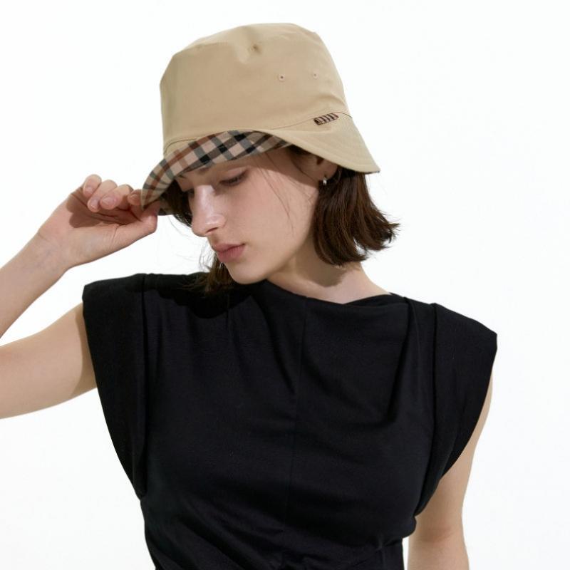 Daks Reversible Beige Bucket Hat Dbhe5el03w2