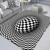 3D Optical Illusion Vortex Carpet - Bedroom & Living Room Floor Mat