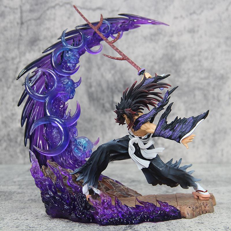 In-StockGhost Slayer Gk Battle Black Death Mou Battle Ji Guoyuan One Light Edition Model Ornament Statue Handmade