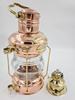 14" Anchor Oil Lamp Brass & Copper Nautical Maritime Ship Lantern Boat Light