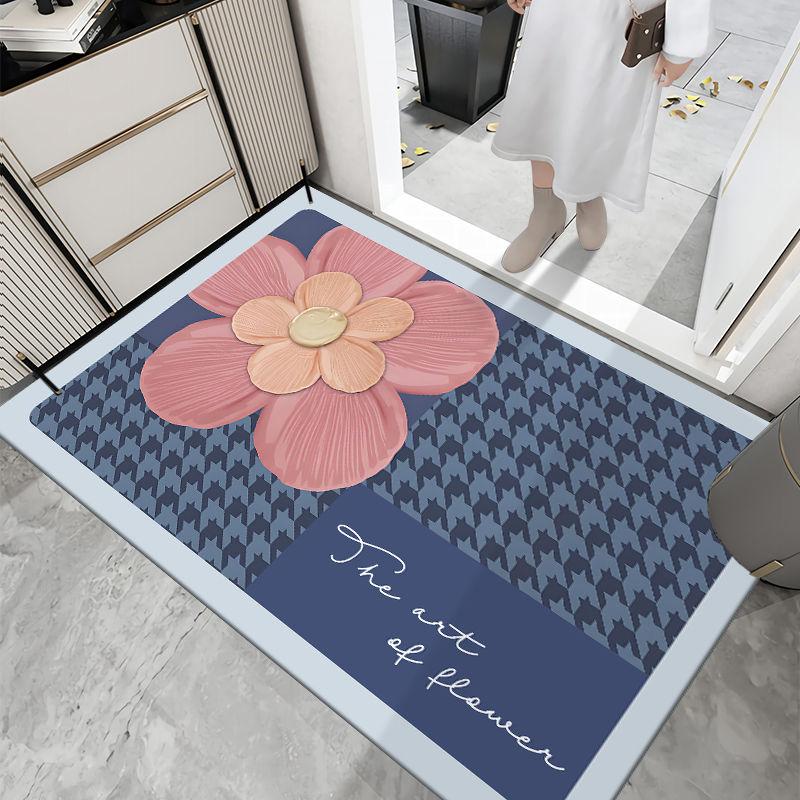 Diatom mud bathroom floor mat, water absorption door, toilet, kitchen king size floor mat, non-slip bathroom, bath mat